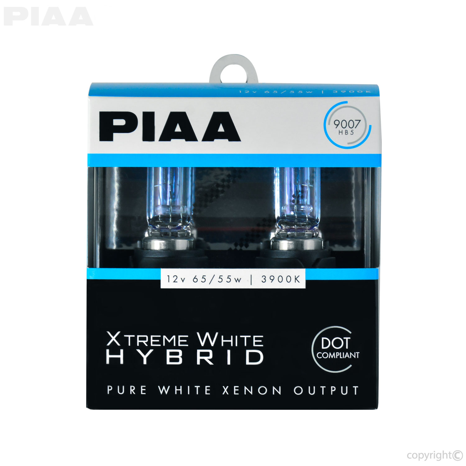 PIAA | 9007 (HB5) Xtreme White Hybrid Twin Pack Halogen Bulbs #23