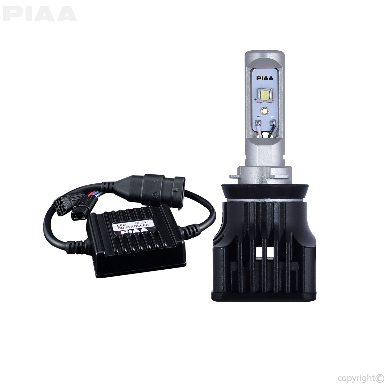 PIAA | H8 High Output LED Bulbs 6000k Single Bulb #17212 - H8