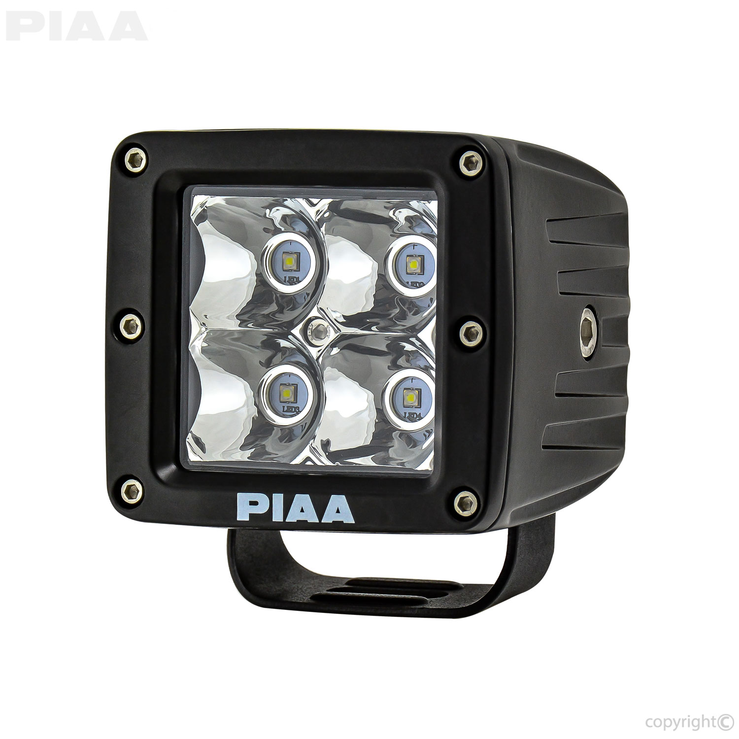 PIAA | Quad Series Spot Beam LED Cube Light Single #16-06603